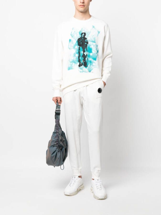 C.P. Company Sweater met print Wit