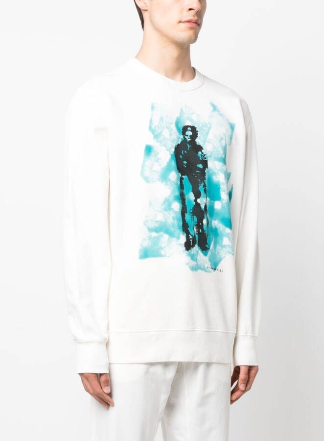 C.P. Company Sweater met print Wit