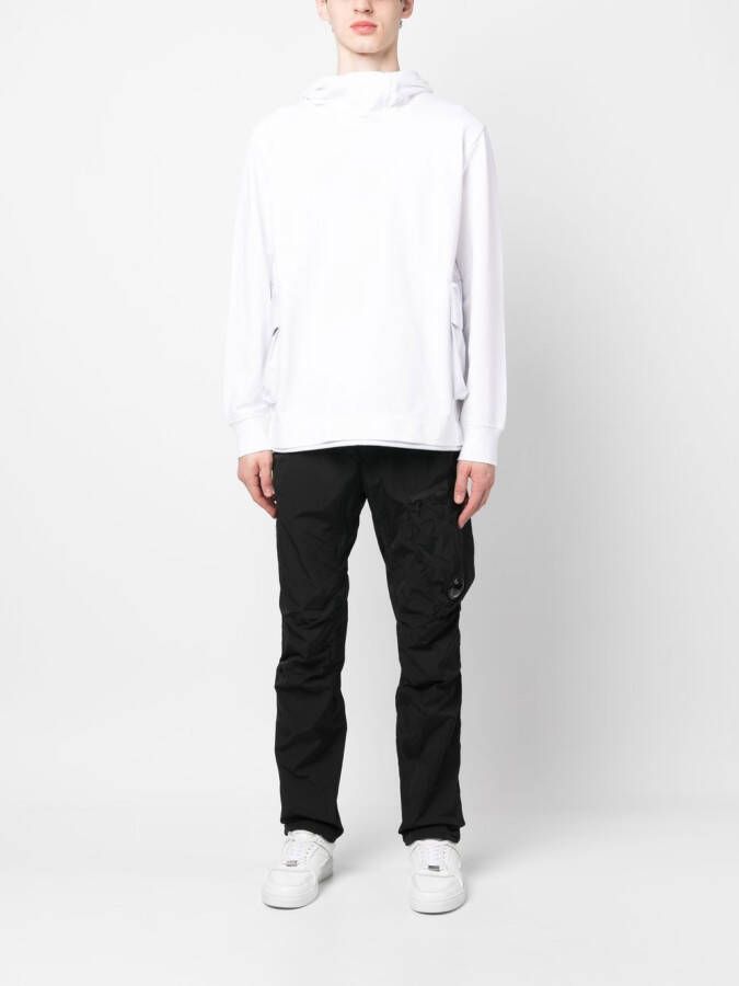 C.P. Company Hoodie met cargo zak Wit