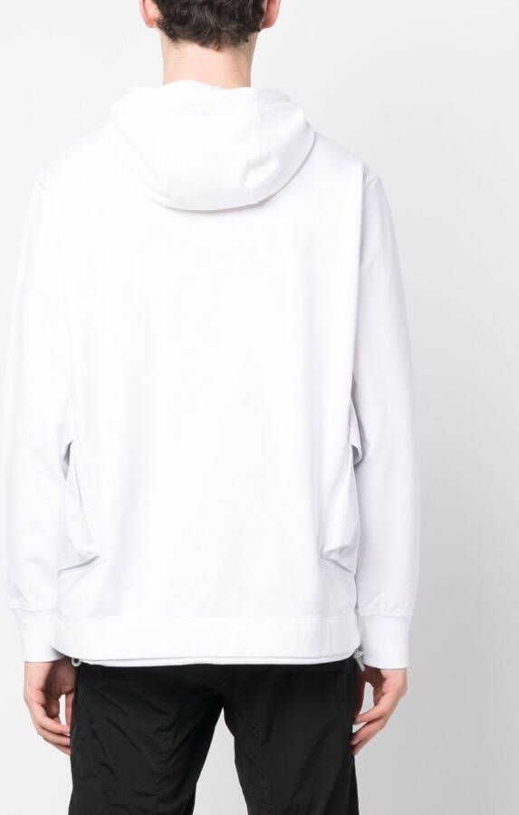 C.P. Company Hoodie met cargo zak Wit