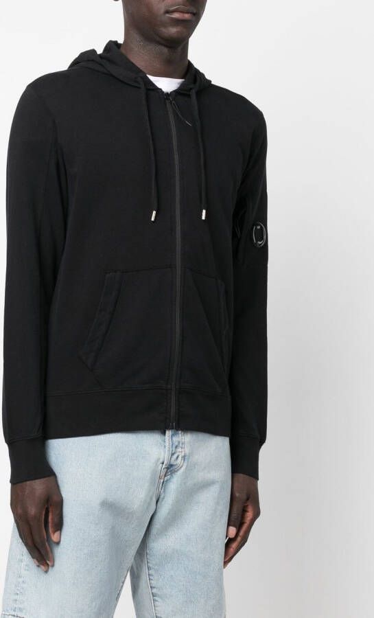 C.P. Company Hoodie met logo Zwart