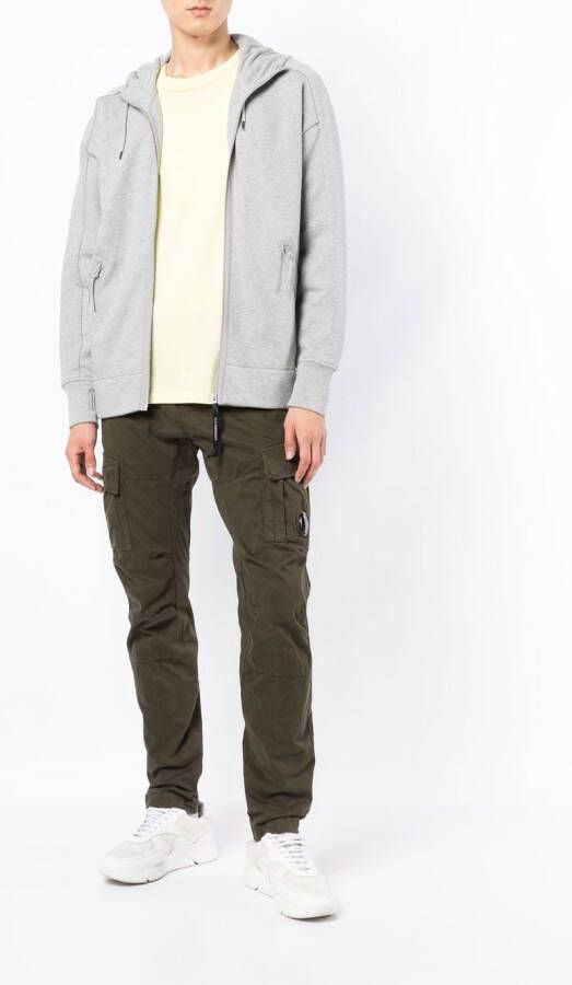 C.P. Company Hoodie met rits Grijs