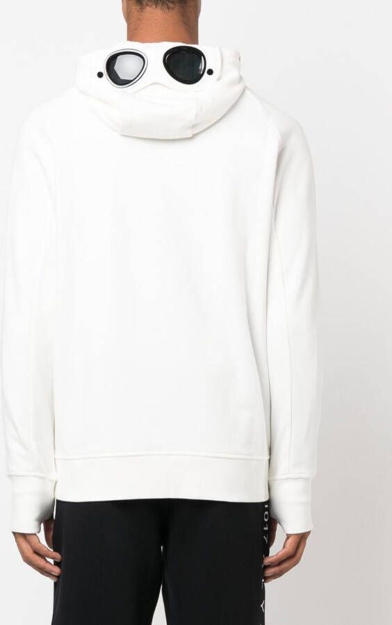 C.P. Company Hoodie met rits Wit