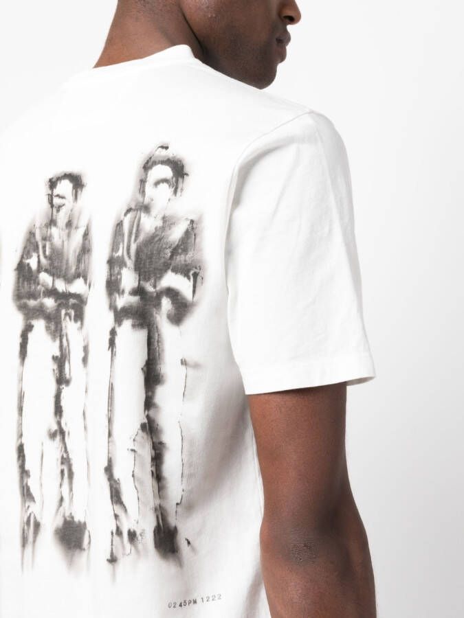 C.P. Company T-shirt met print Wit