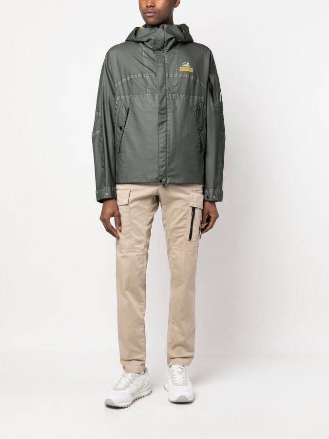 C.P. Company Jack met logoprint Groen