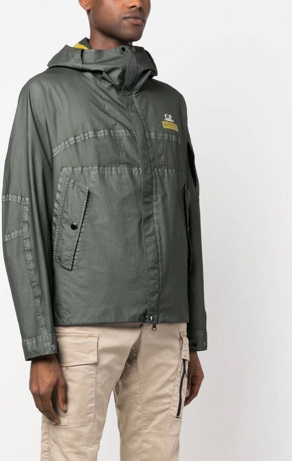 C.P. Company Jack met logoprint Groen