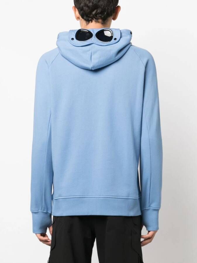 C.P. Company Jersey hoodie Blauw