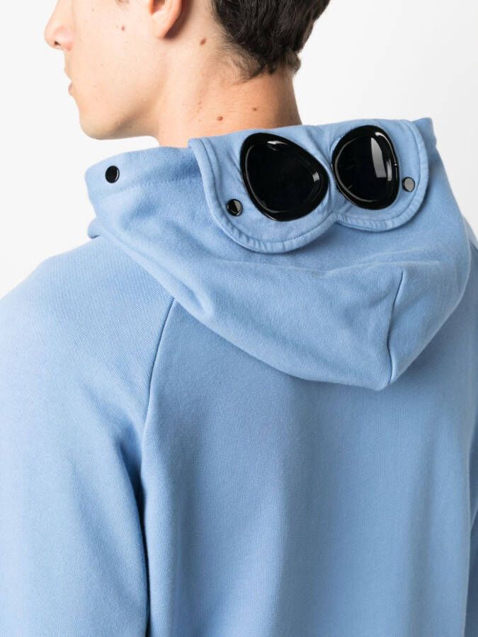 C.P. Company Jersey hoodie Blauw