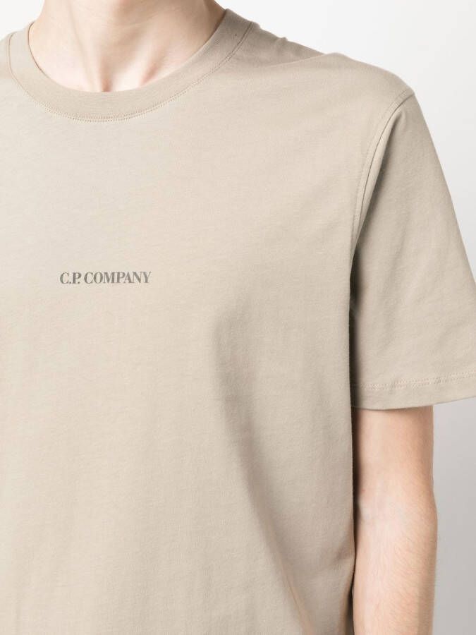 C.P. Company Katoenen T-shirt Bruin
