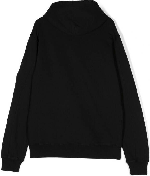 C.P. Company Kids Sweater met logopatch Zwart