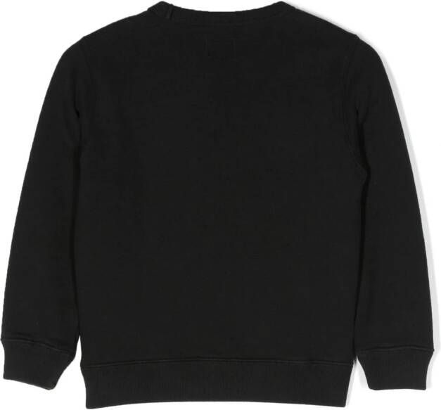C.P. Company Kids Sweater met logoprint Zwart