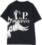 C.P. Company Kids T-shirt met logoprint Blauw - Thumbnail 2