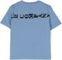 C.P. Company Kids T-shirt met logoprint Blauw - Thumbnail 2