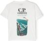 C.P. Company Kids T-shirt met logoprint Wit - Thumbnail 2