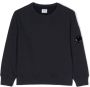 C.P. Company Kids Sweater met logopatch Blauw - Thumbnail 2