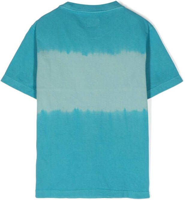 C.P. Company Kids T-shirt met logoprint Blauw