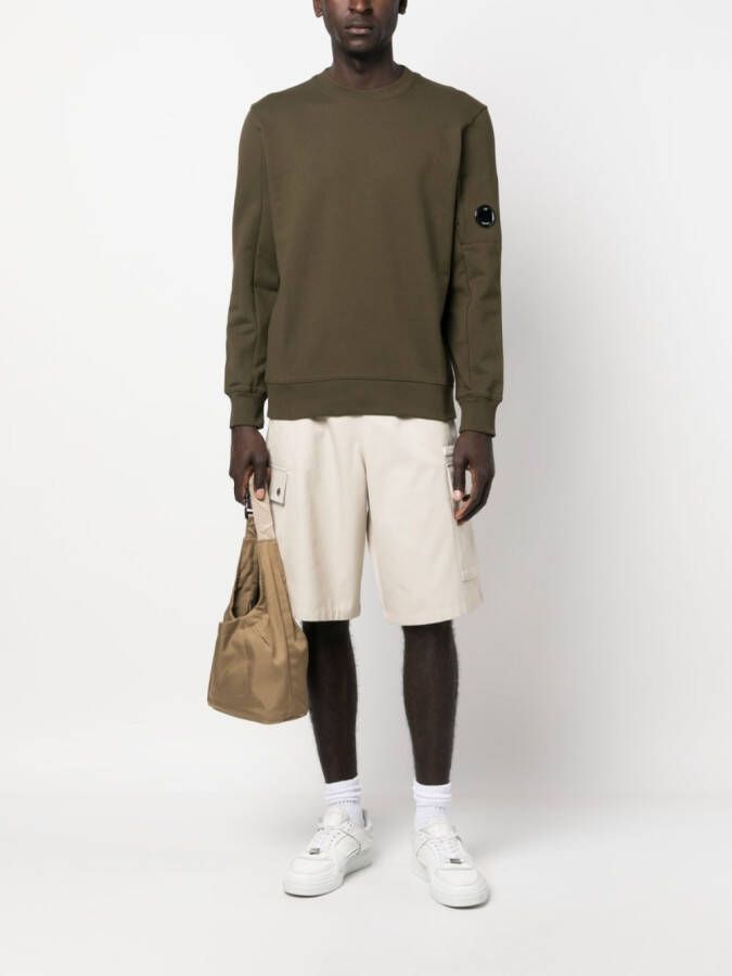 C.P. Company Sweater met Lens-detail Groen