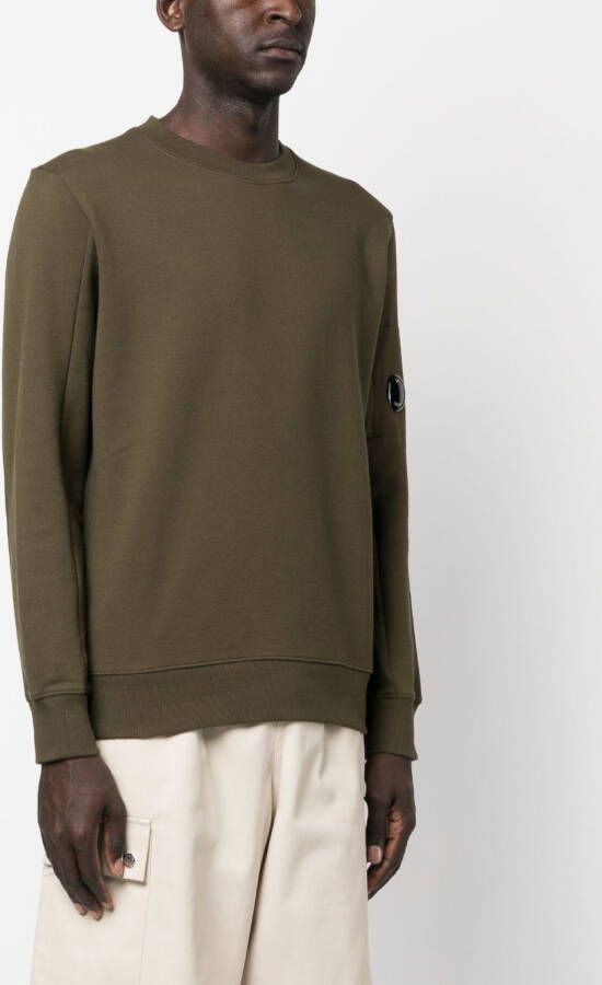C.P. Company Sweater met Lens-detail Groen