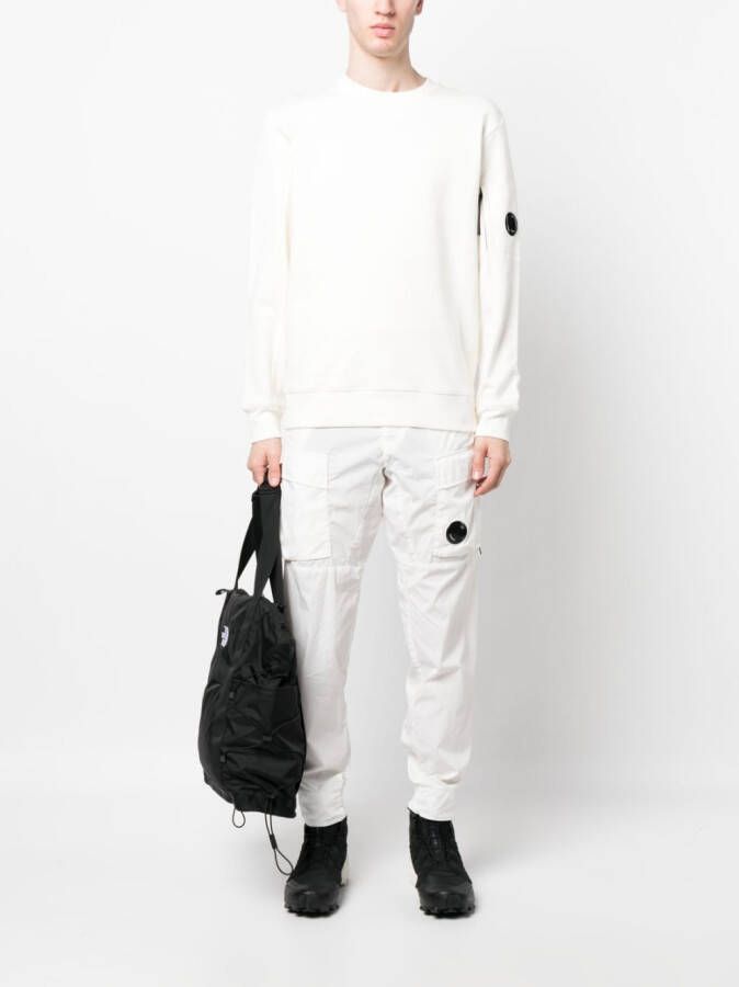 C.P. Company Sweater met Lens-detail Wit
