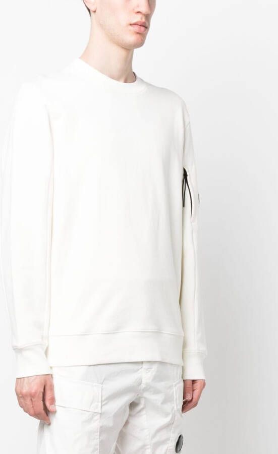 C.P. Company Sweater met Lens-detail Wit