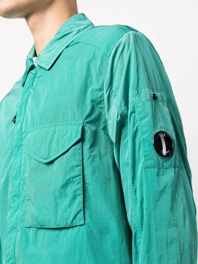 C.P. Company Shirtjack met lensdetail Groen