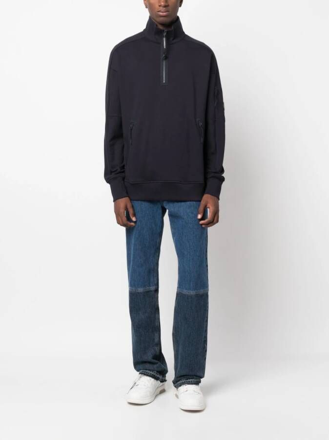 C.P. Company Trui met lensdetail Blauw