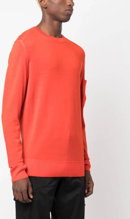 C.P. Company Sweater met lensdetail Oranje