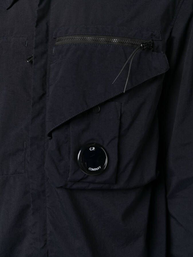 C.P. Company Shirtjack met detail Blauw