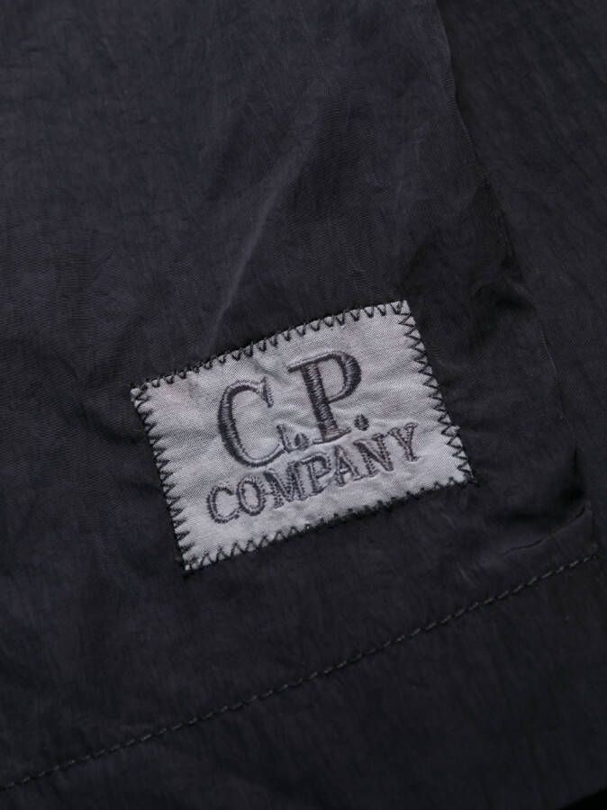 C.P. Company Zwembroek met logopatch Blauw