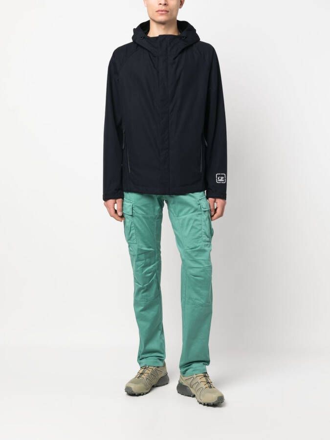 C.P. Company Jack met capuchon Blauw