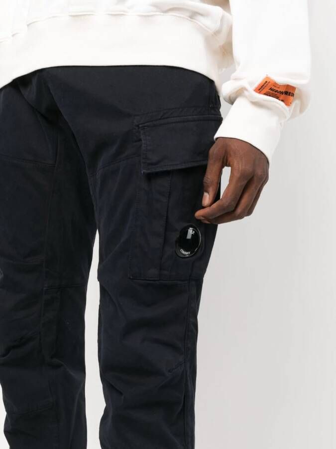 C.P. Company Broek met toelopende pijpen Blauw