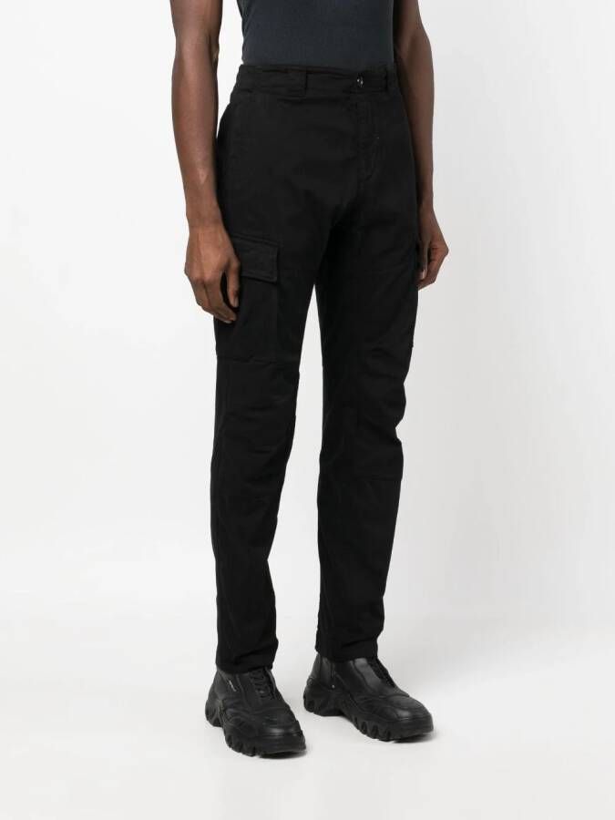 C.P. Company Broek met toelopende pijpen Zwart