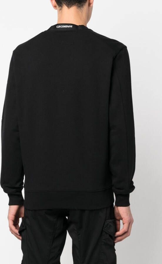 C.P. Company Sweater met Lens-detail Zwart