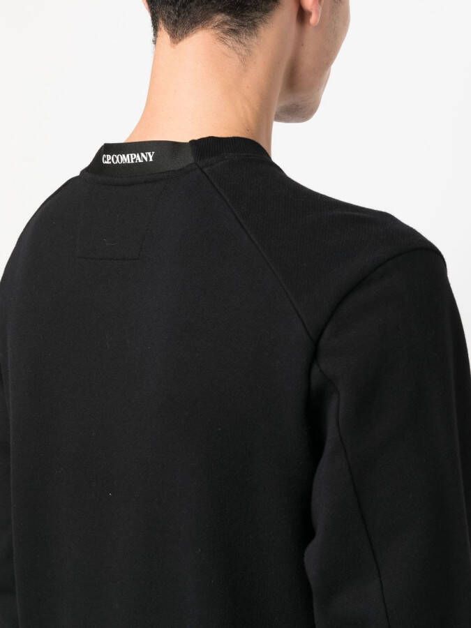 C.P. Company Sweater met Lens-detail Zwart