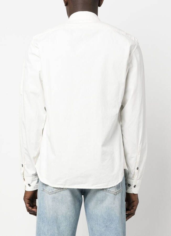 C.P. Company Overhemd met logopatch Wit