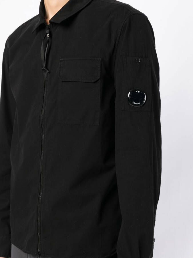 C.P. Company Poloshirt met rits Zwart