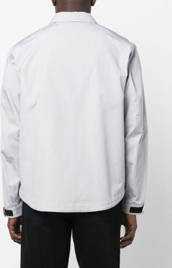 C.P. Company Shirtjack met logoprint Grijs