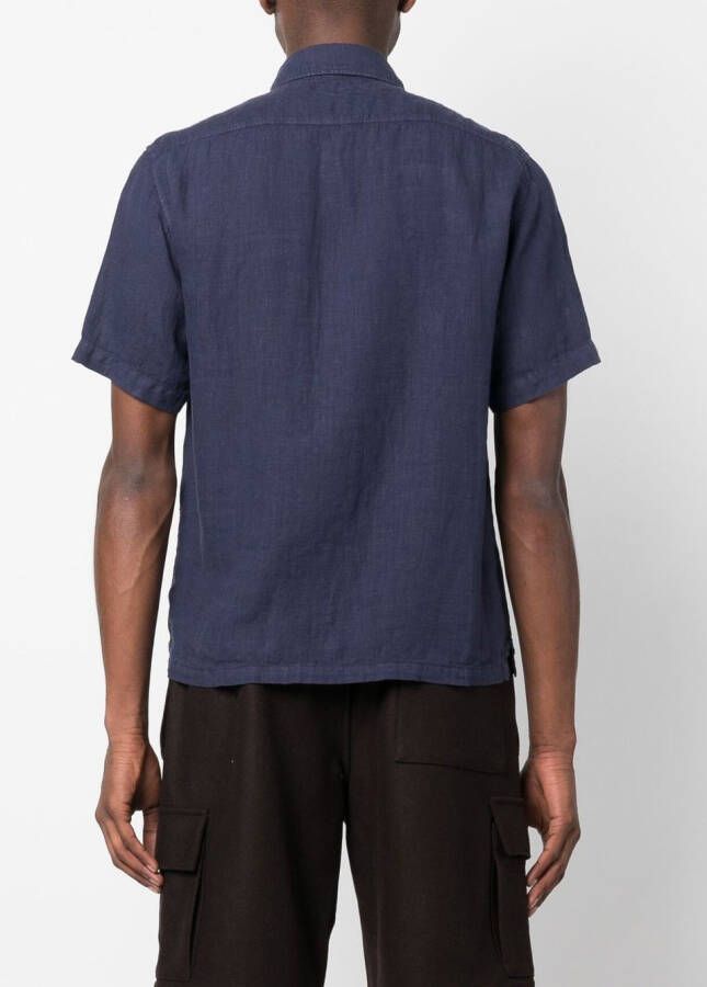 C.P. Company Overhemd met korte mouwen Blauw
