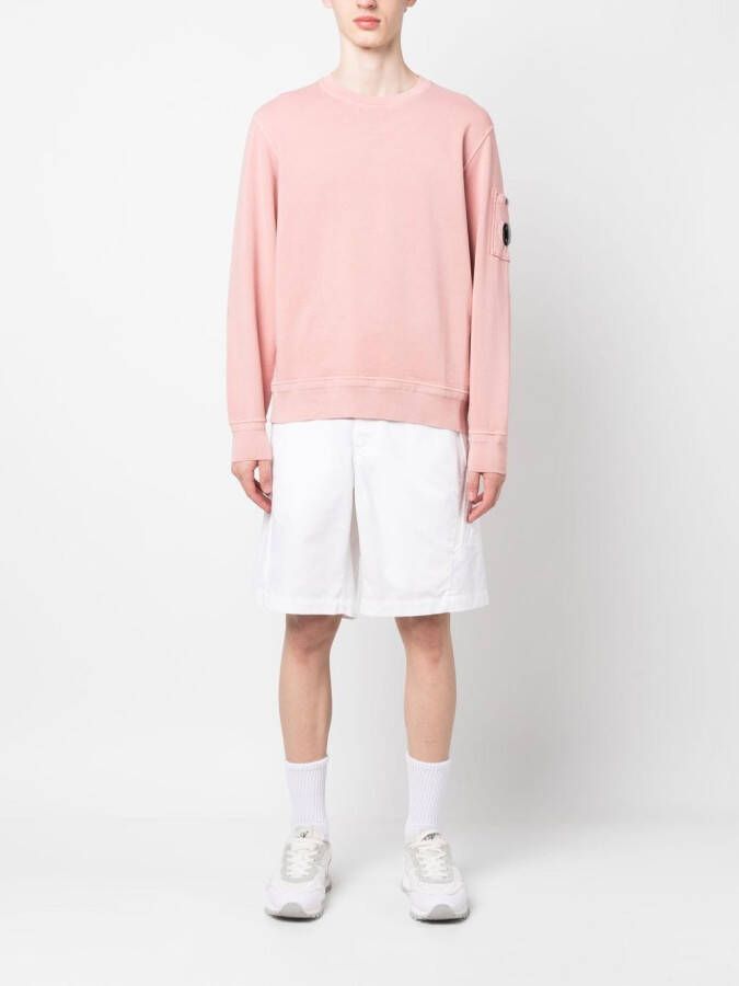 C.P. Company Shorts met logoprint Wit