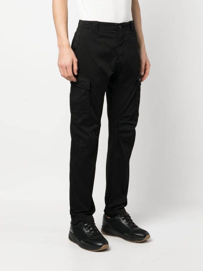 C.P. Company Straight broek Zwart