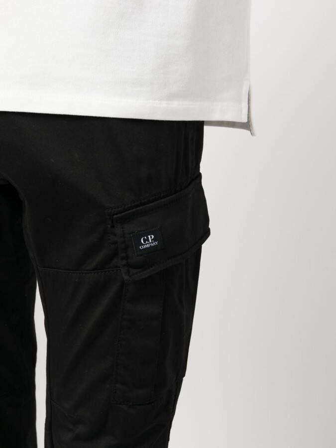 C.P. Company Straight broek Zwart
