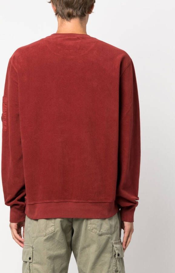 C.P. Company Sweater met lens-detail Rood