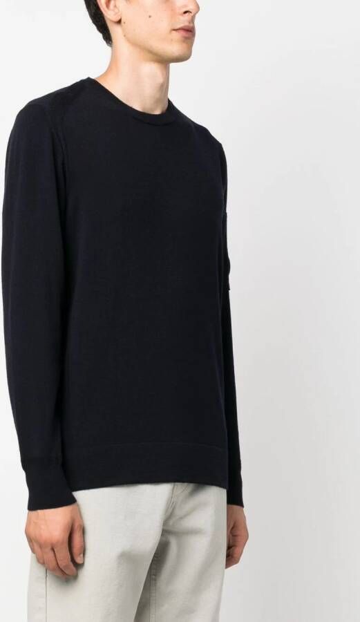 C.P. Company Sweater met lensdetail Blauw