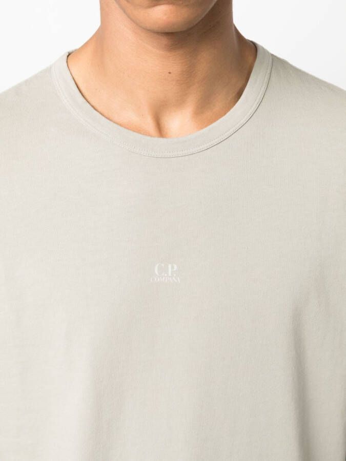 C.P. Company T-shirt met logoprint Groen