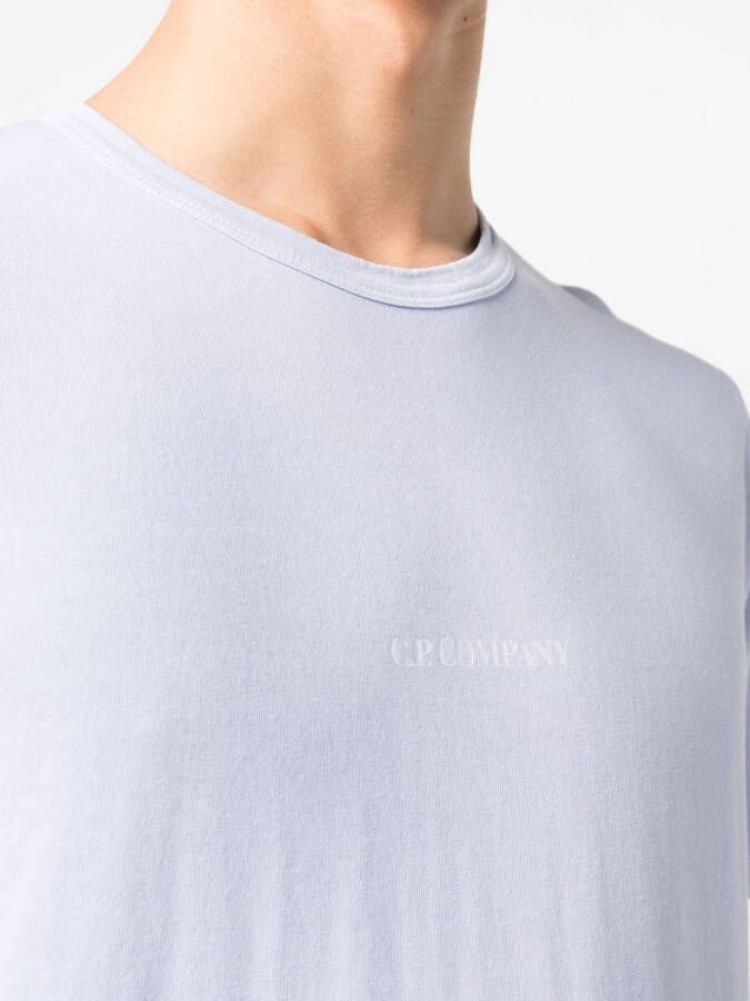 C.P. Company T-shirt met logoprint Paars