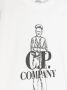 C.P. Company T-shirt met logoprint Wit - Thumbnail 3