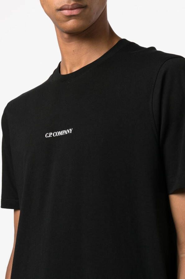 C.P. Company T-shirt met logoprint Zwart