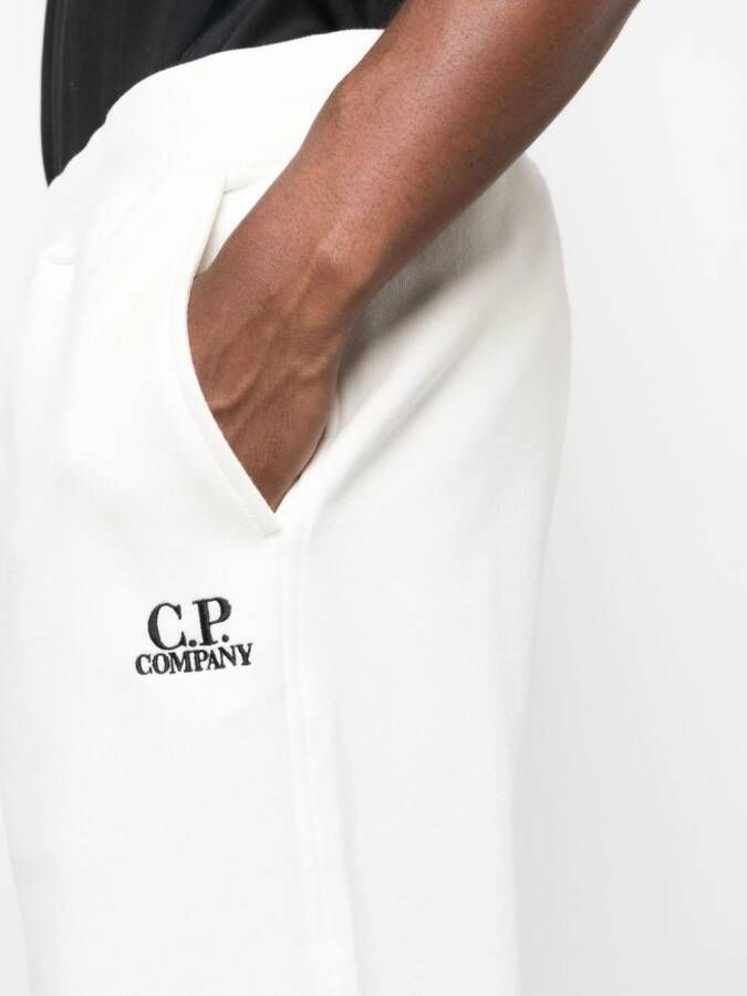 C.P. Company Trainingsbroek met geborduurd logo Beige