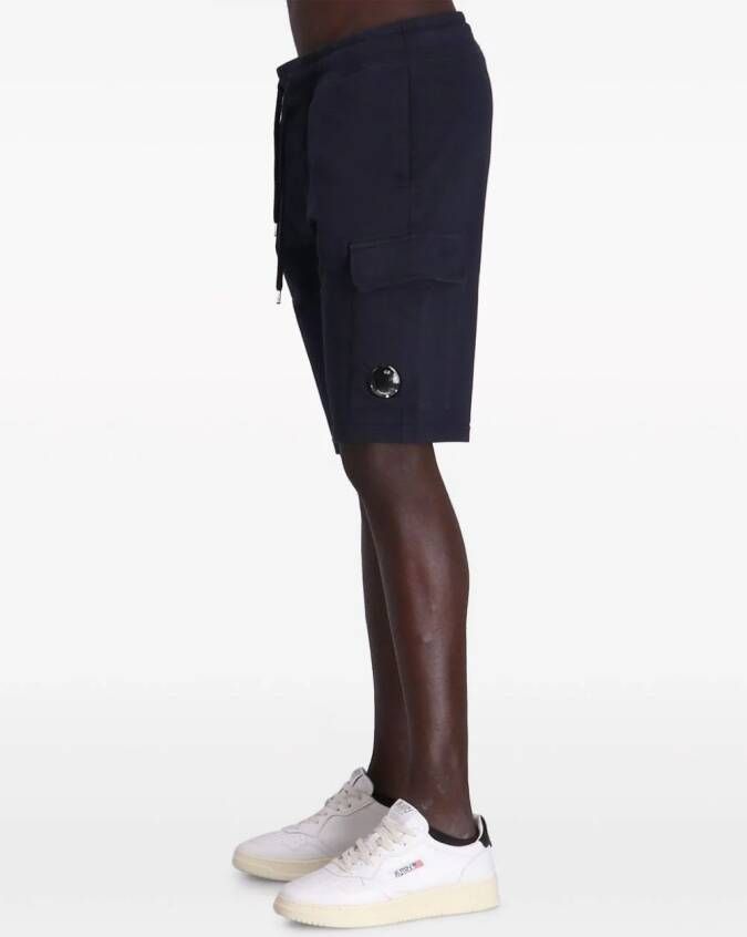 C.P. Company Trainingsshorts met trekkoord Blauw