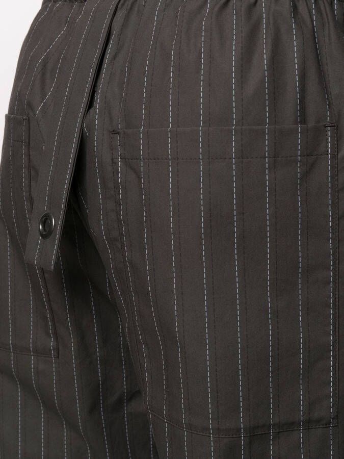 Craig Green Gestreepte broek Grijs